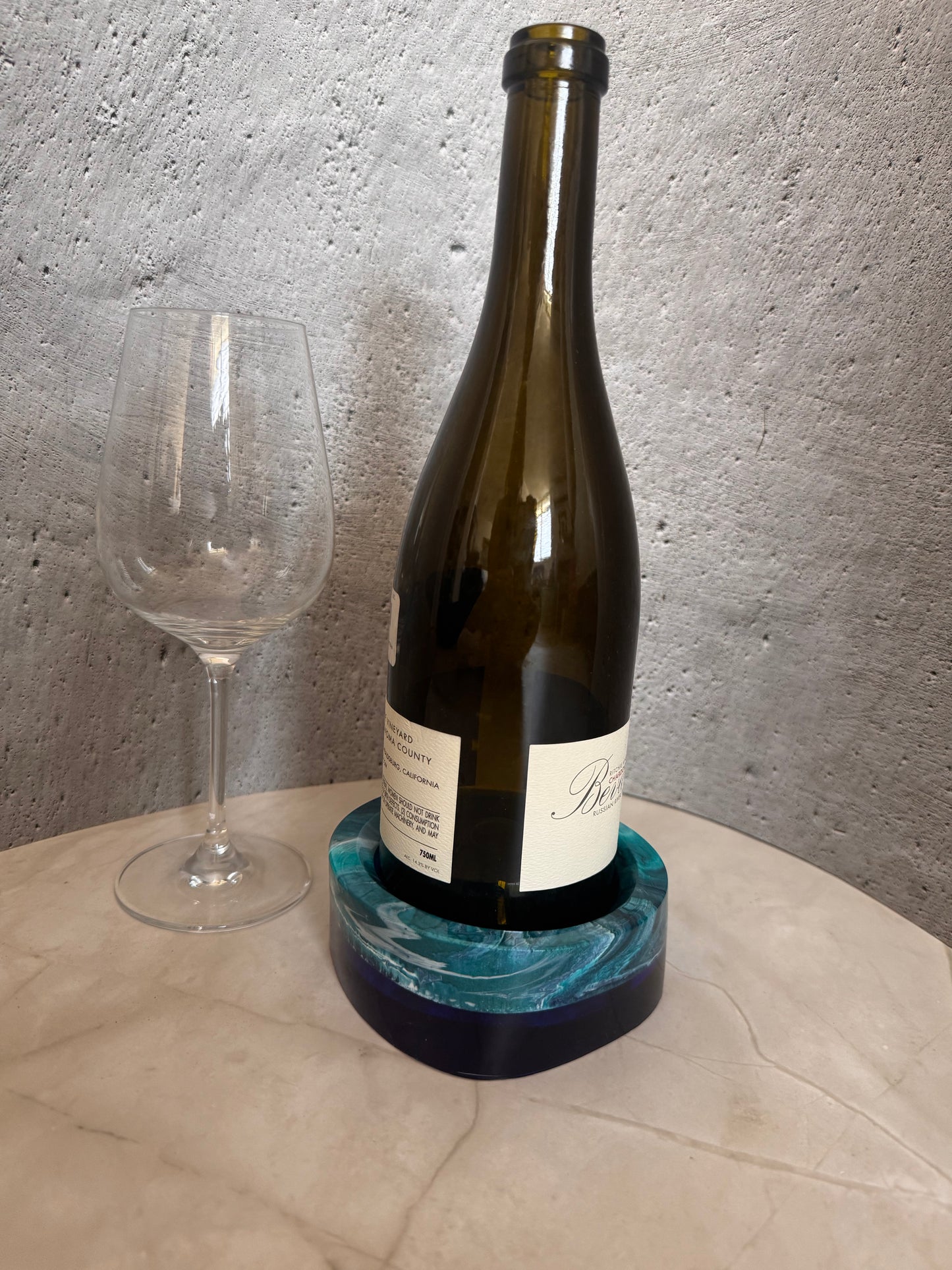 Tidal Current Wine Coaster
