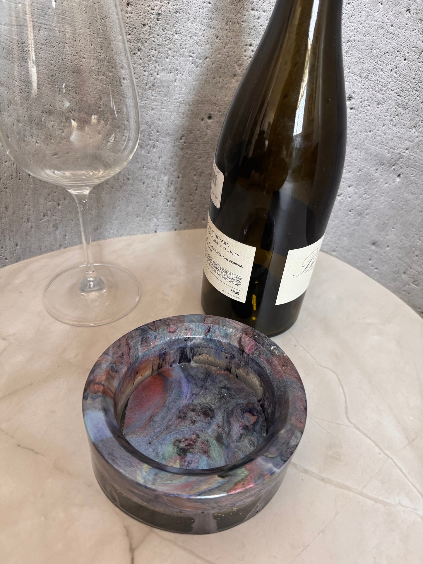 Orchid Current Wine Coaster