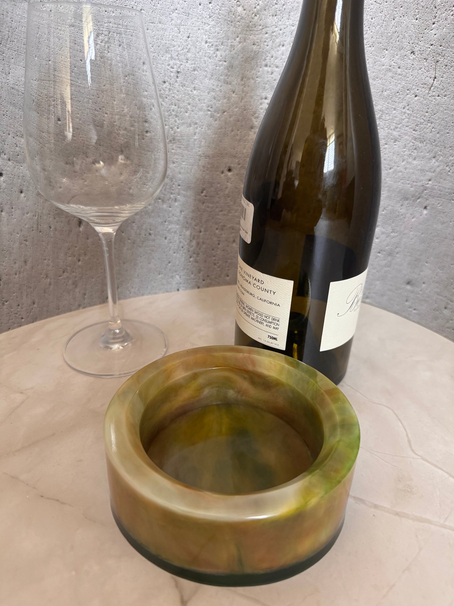 Stone Current Wine Coaster