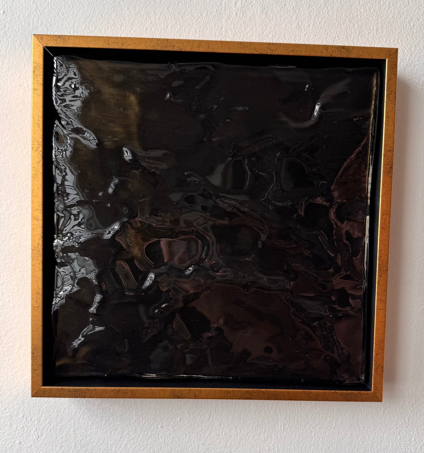 Liquid Light IX - Gilded Obsidian