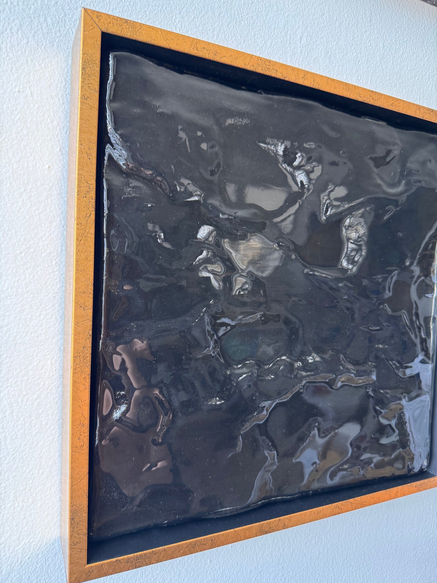 Liquid Light IX - Gilded Obsidian
