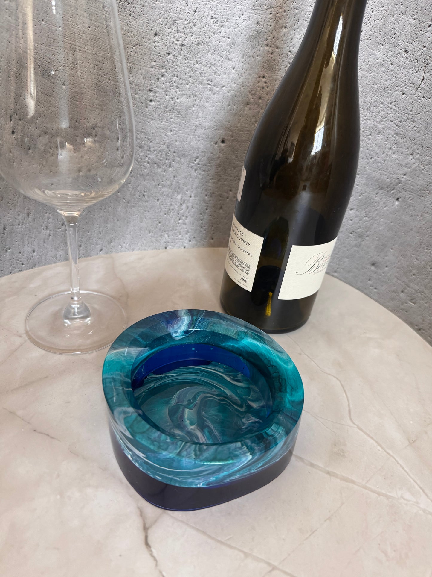 Tidal Current Wine Coaster