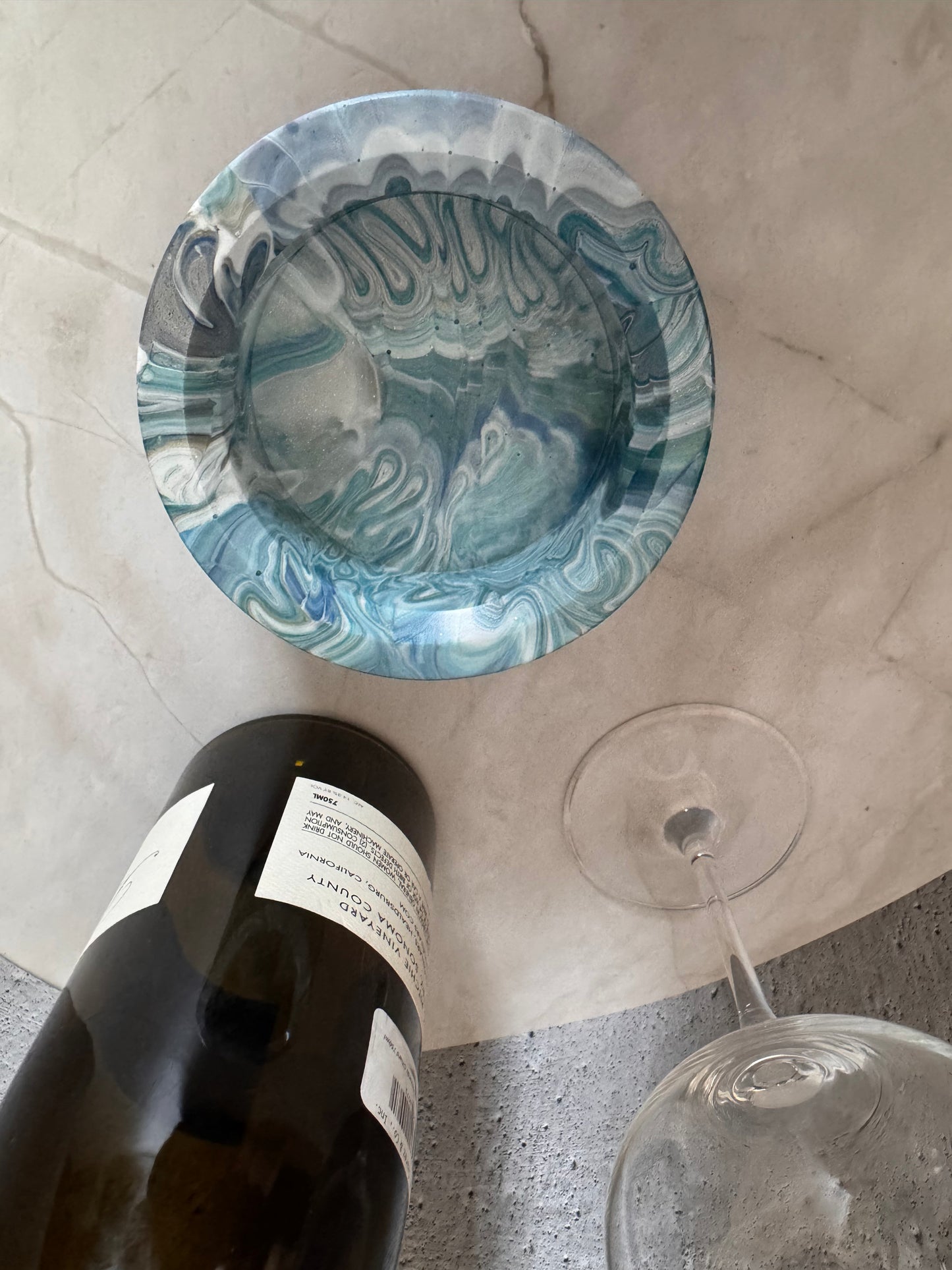 Abyss Current Wine Coaster