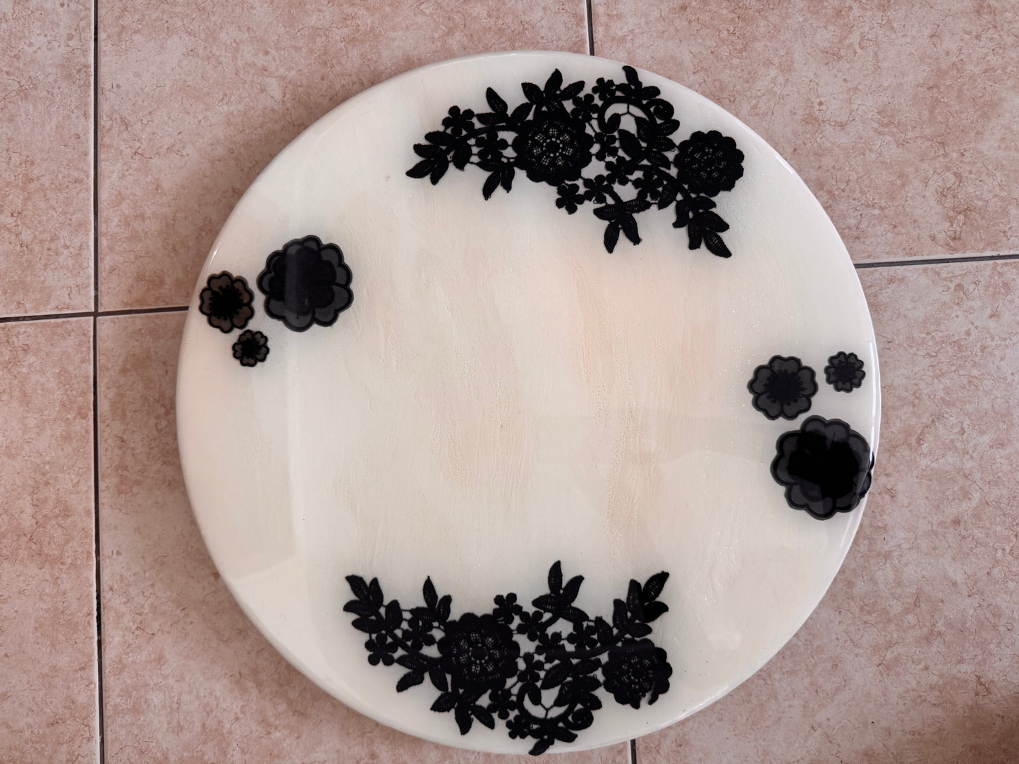 Midnight Lace Lazy Susan