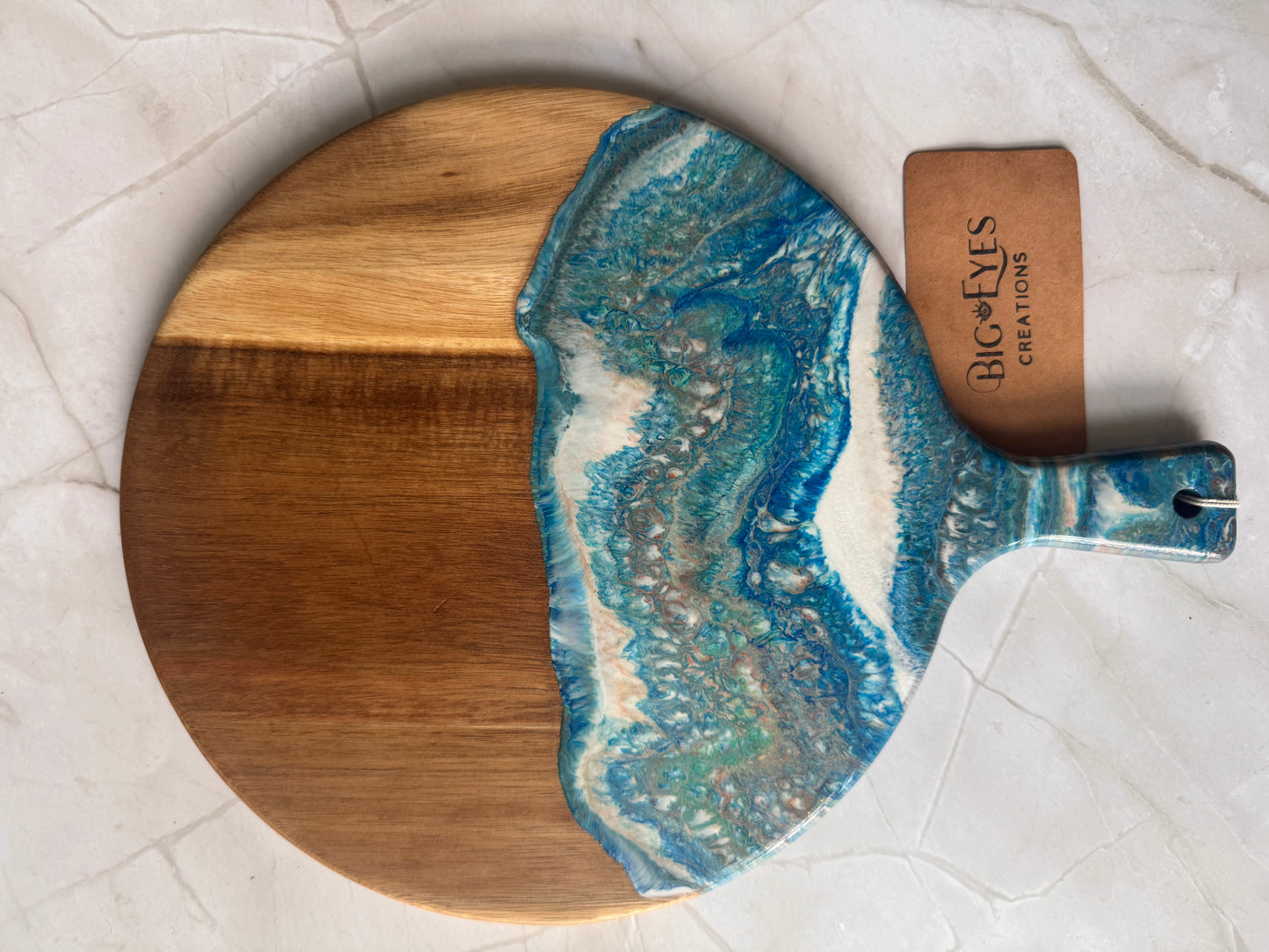 Veins of Blue Charcuterie Board