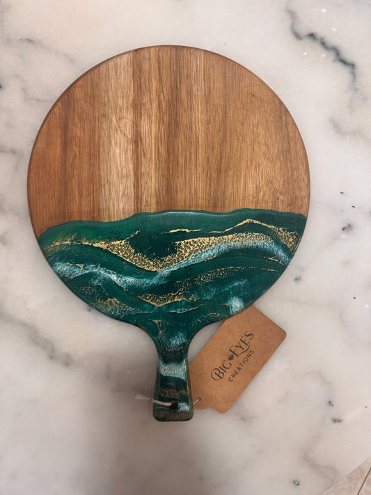 Emerald Veins Charcuterie Board