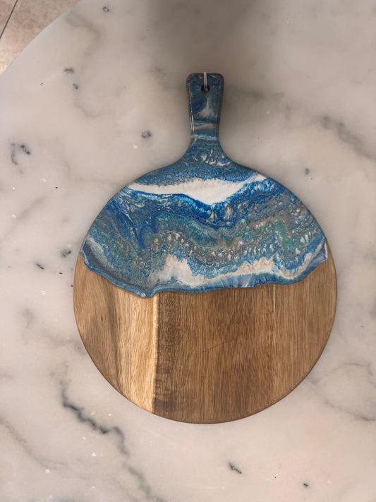 Veins of Blue Charcuterie Board