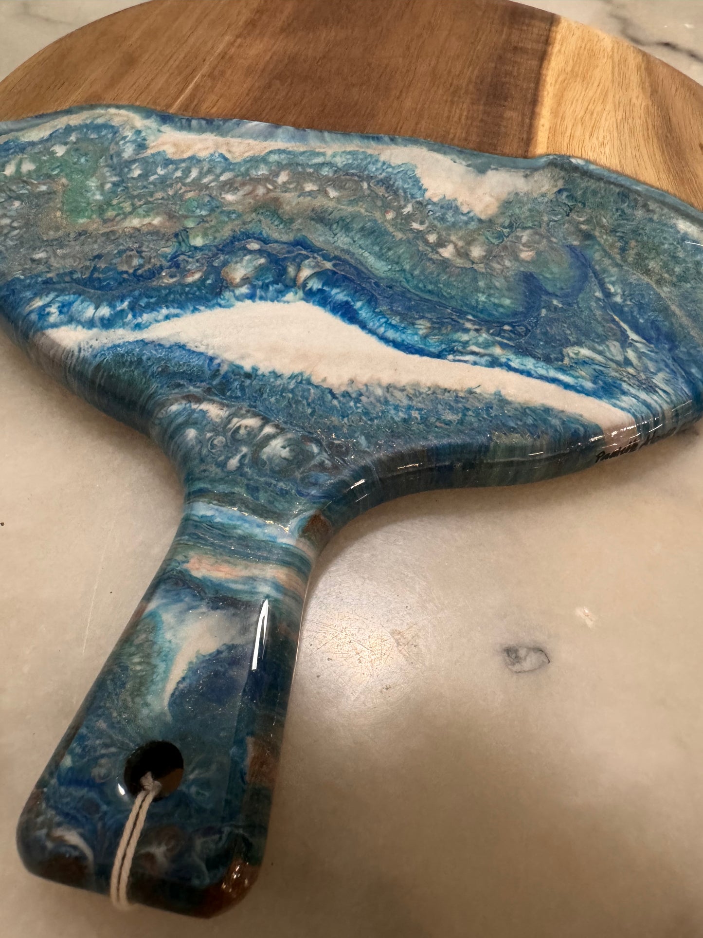 Veins of Blue Charcuterie Board