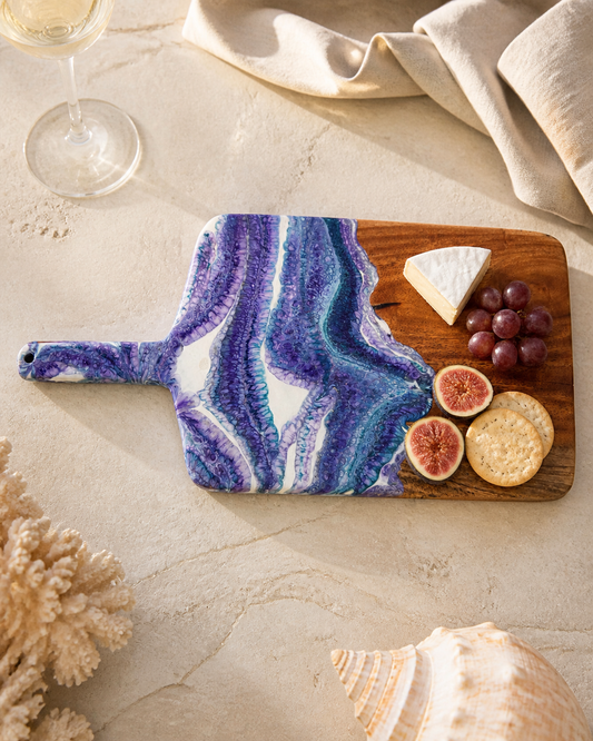 Violet Current Charcuterie Board — Big Eyes Creations