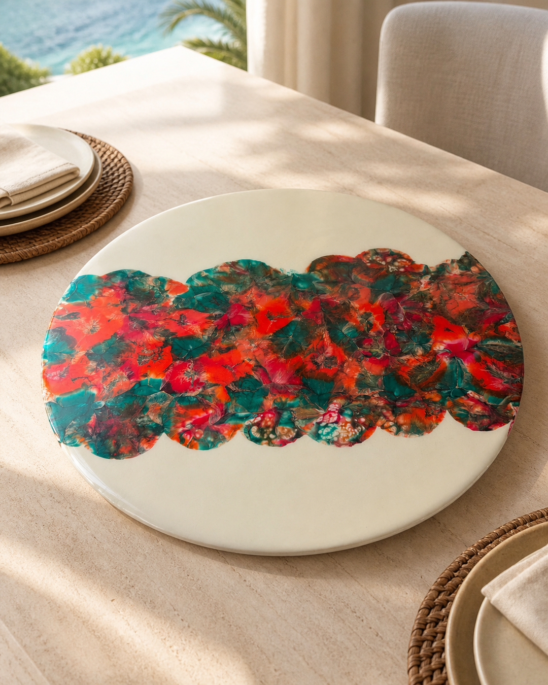 Flamboyán Current (Signature) Lazy Susan — Big Eyes Creations