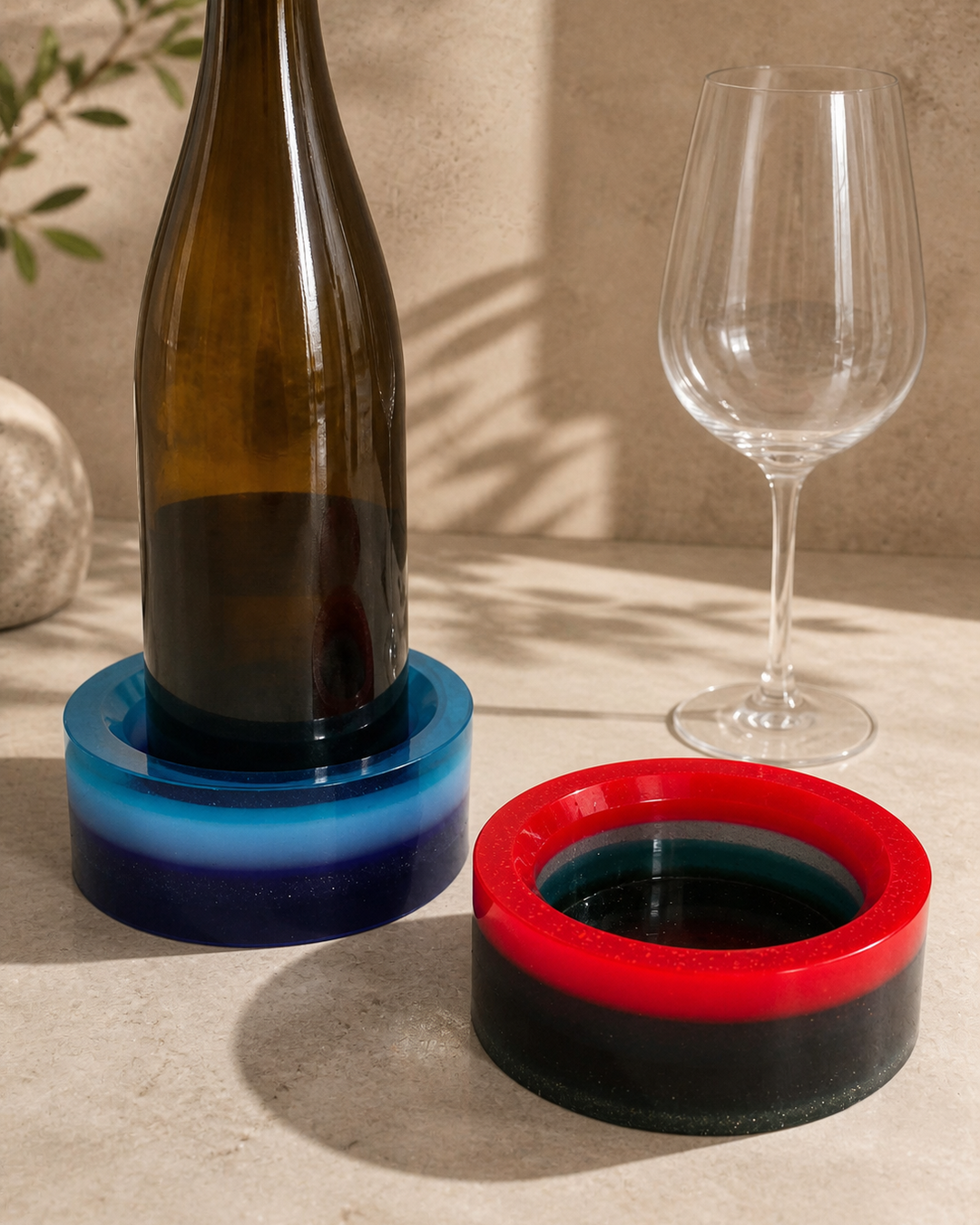Prism Current Wine Coaster — Big Eyes Creations