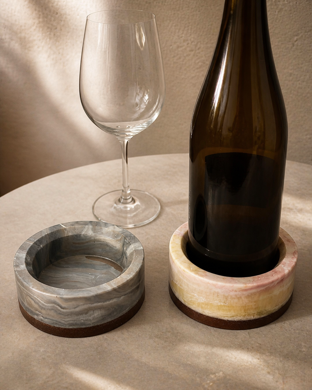 Stone Current Wine Coaster — Big Eyes Creations