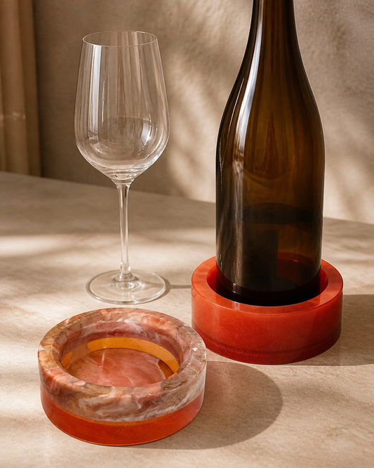 Canyon Current Wine Coaster — Big Eyes Creations