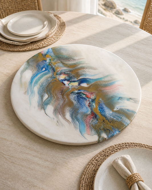 Gilded Current Lazy Susan — Big Eyes Creations