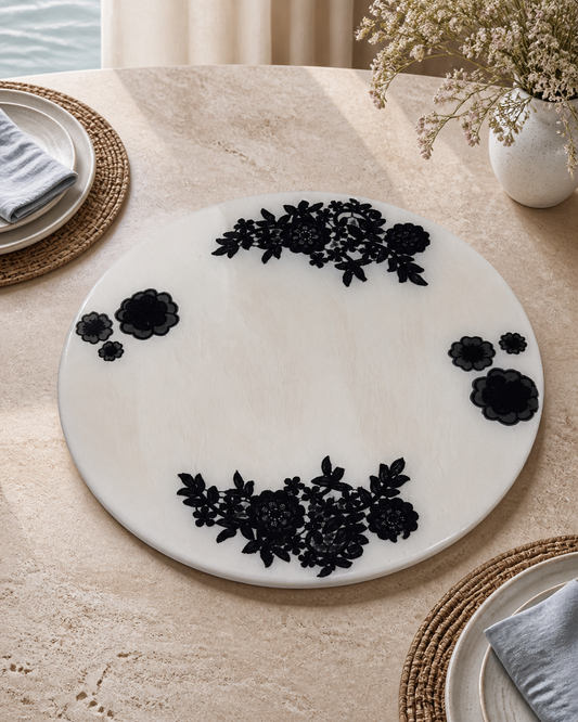 Midnight Lace Lazy Susan — Big Eyes Creations