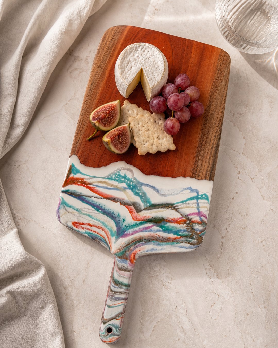 Prism Current II Charcuterie Board — Big Eyes Creations