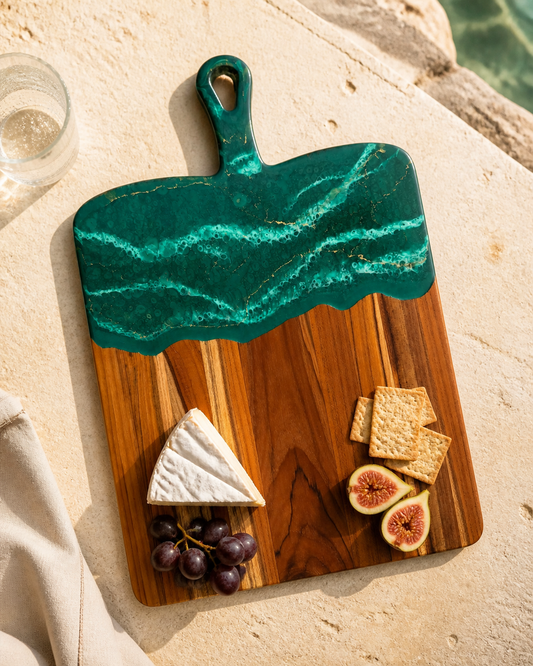 Jade Tide Charcuterie Board — Big Eyes Creations